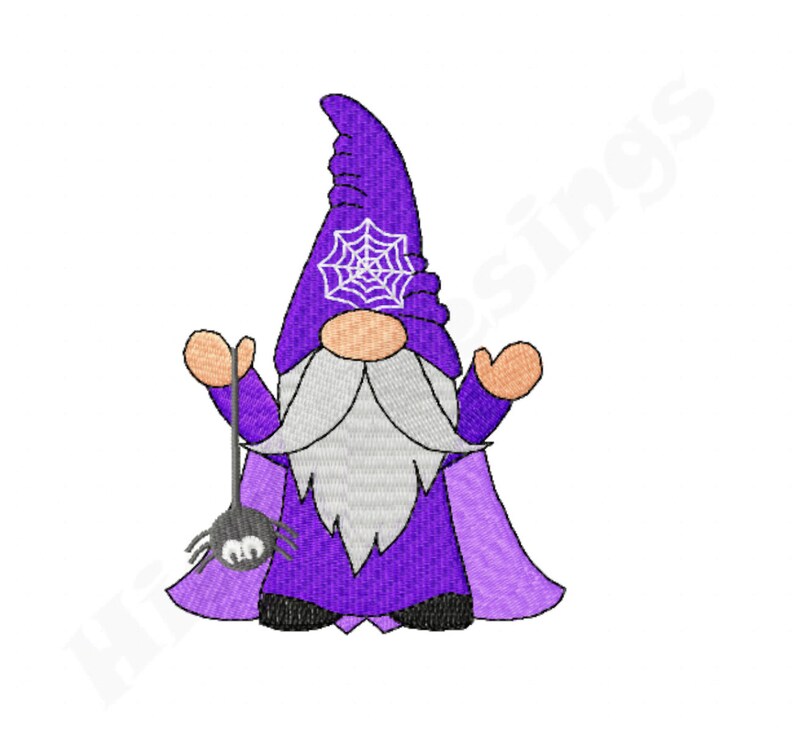 Halloween gnome embroidery design machine embroidery design 5  etsy Halloween gnome embroidery design machine embroidery design 5  etsy