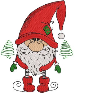 Christmas cute gnome embroidery design machine embroidery  etsy Christmas cute gnome embroidery design machine embroidery  etsy