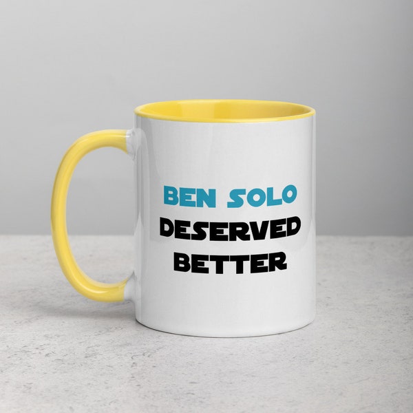 Ben Solo verdient besser - Becher mit Farbe Innen