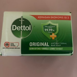 Dettol Anti Bacterial Bar soap. Pack of 3 original