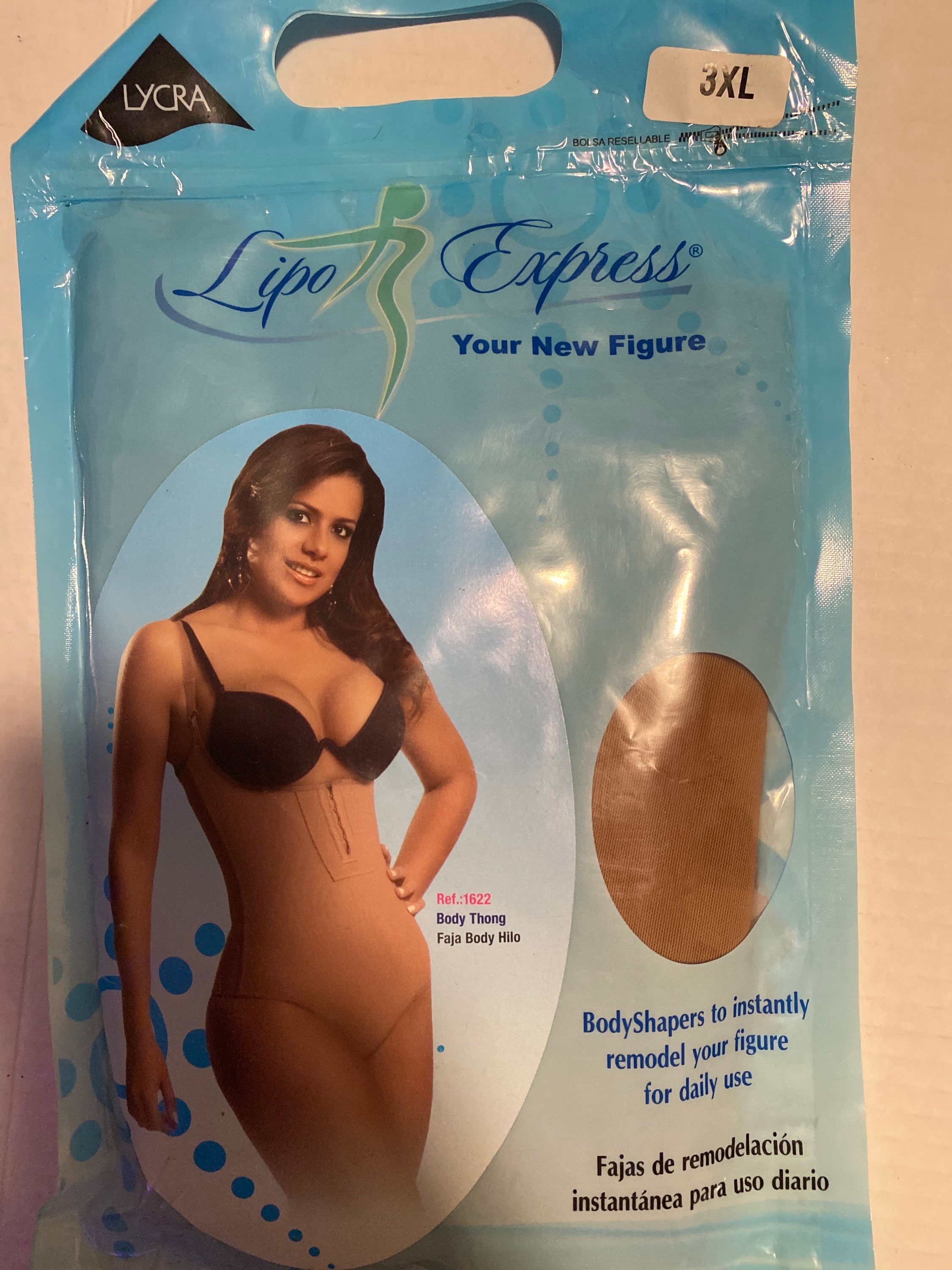 Body Shaper/ Lipo Express Curves Bodyshaper Faja. Size 3XL Choose