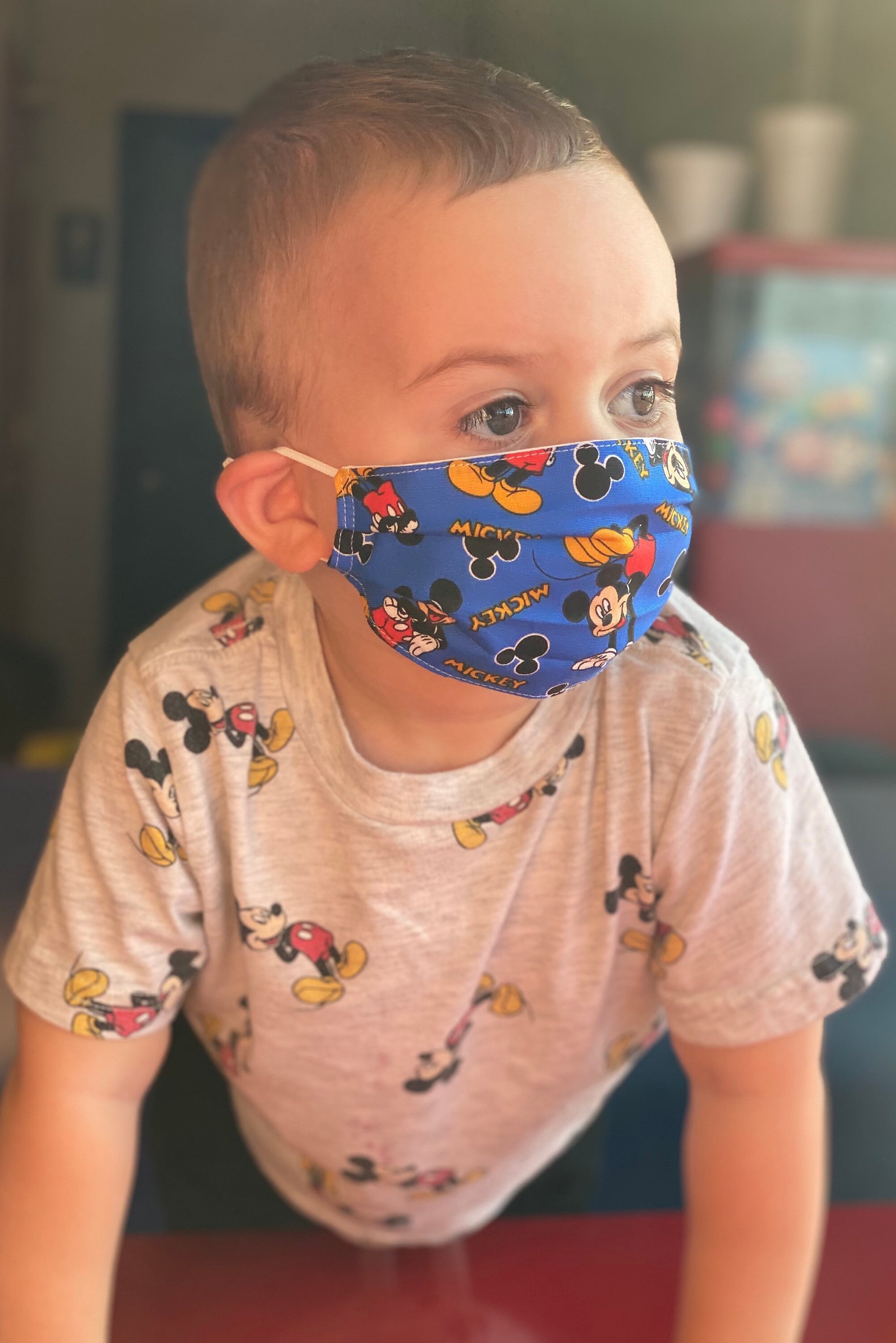 Adjustable Toddler and Kids Face Mask 100 Cotton Etsy