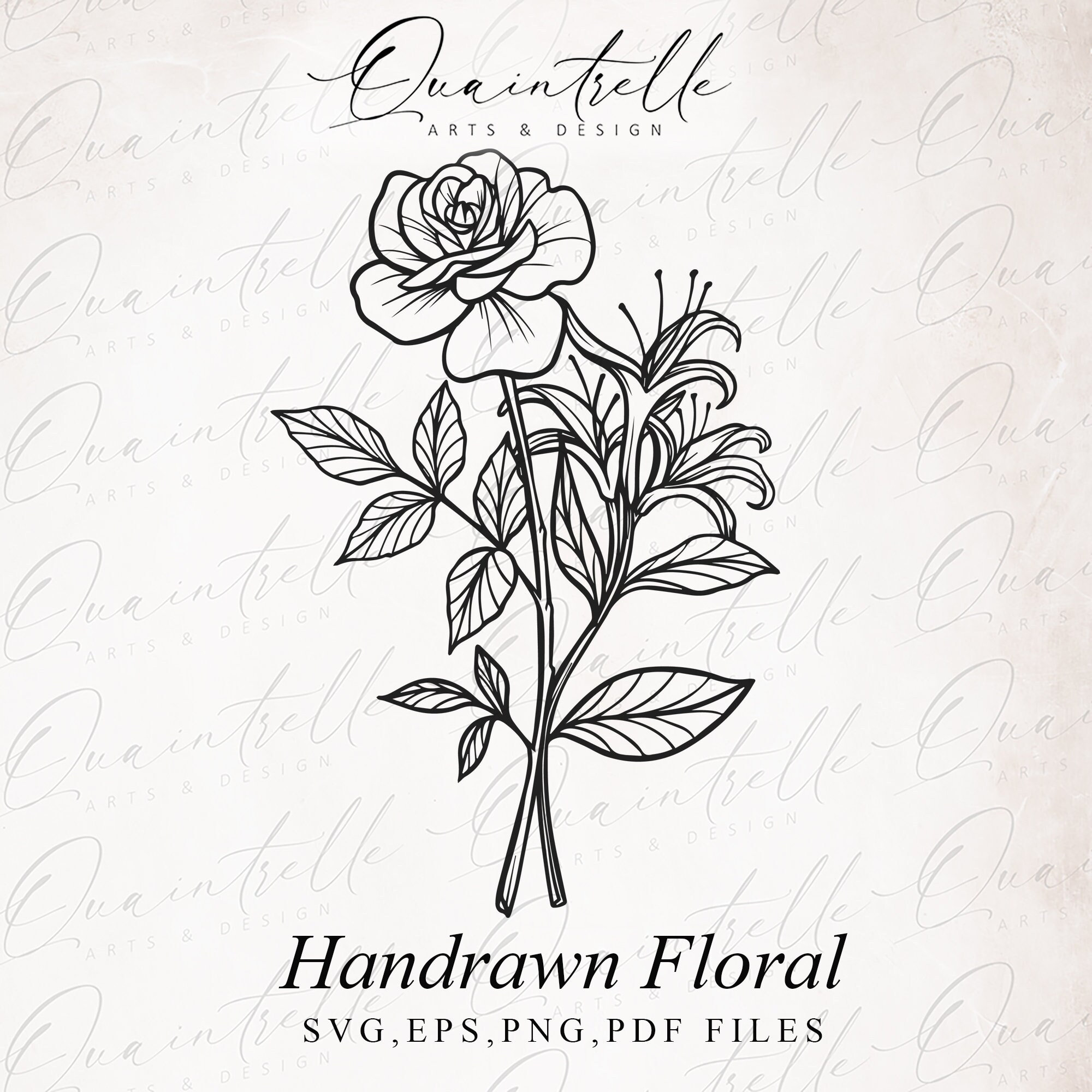 Honeysuckle Tattoos for June Birth Flowers