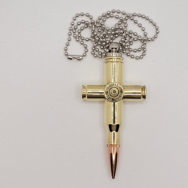 Bullet Cross Necklace / Key Chain / Pendant