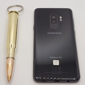 50 BMG Bullet Keychain