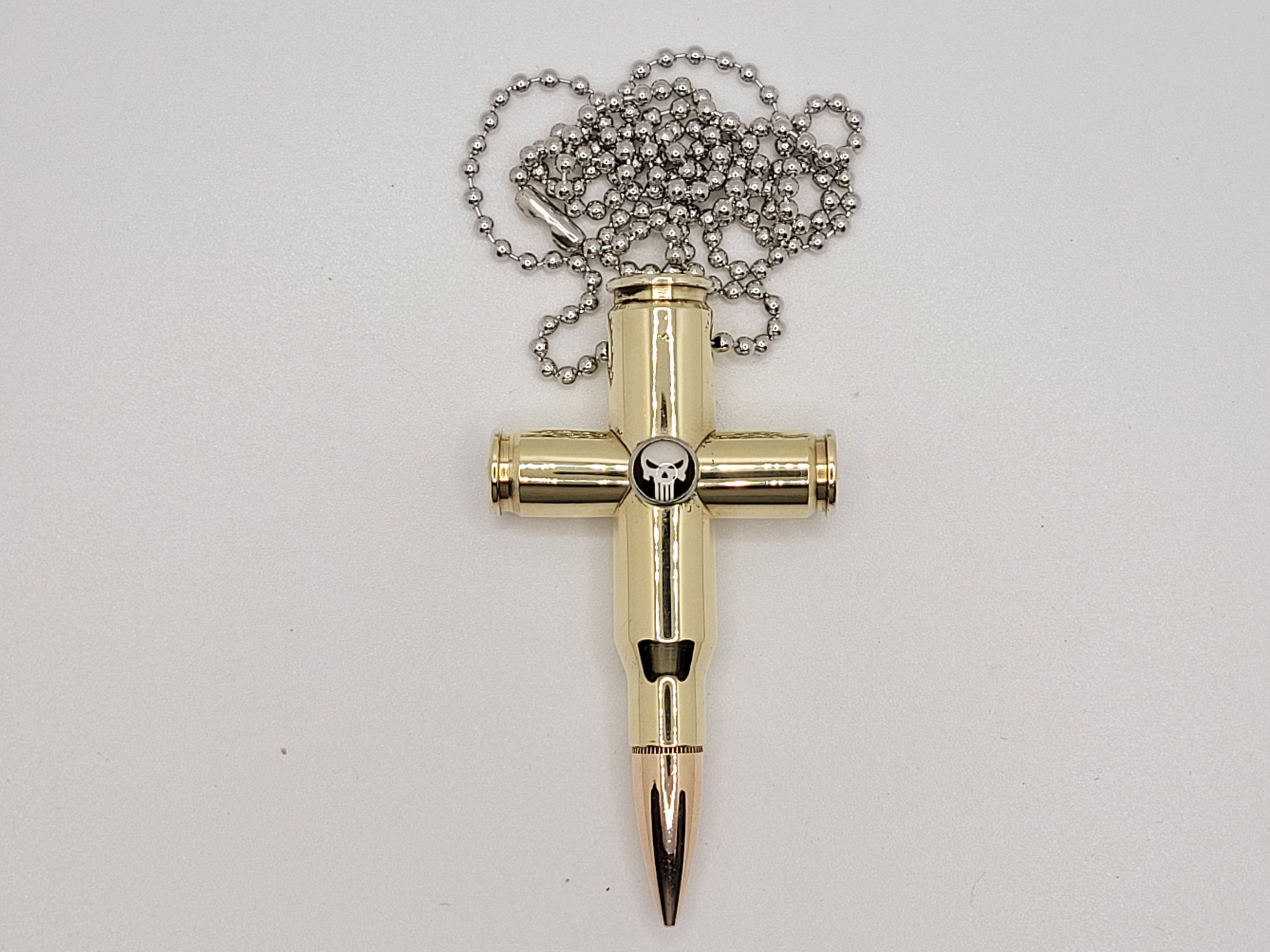 Scull Bullet Cross Etsy