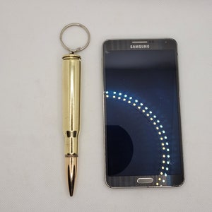 50 BMG Bullet Stash Keychain