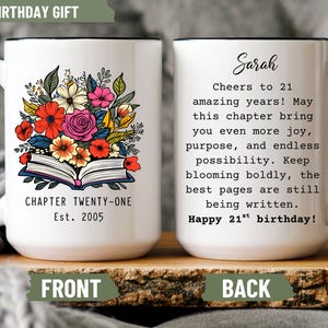 Personalized 21st Birthday Coffee Mug - Etsy
