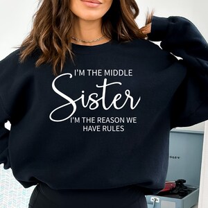 T-shirt Humoristique Pour Femme « Your Sister My Sister » - Sweatshirt Licorne, Cadeau Pour Sœur, Anniversaire, Noël