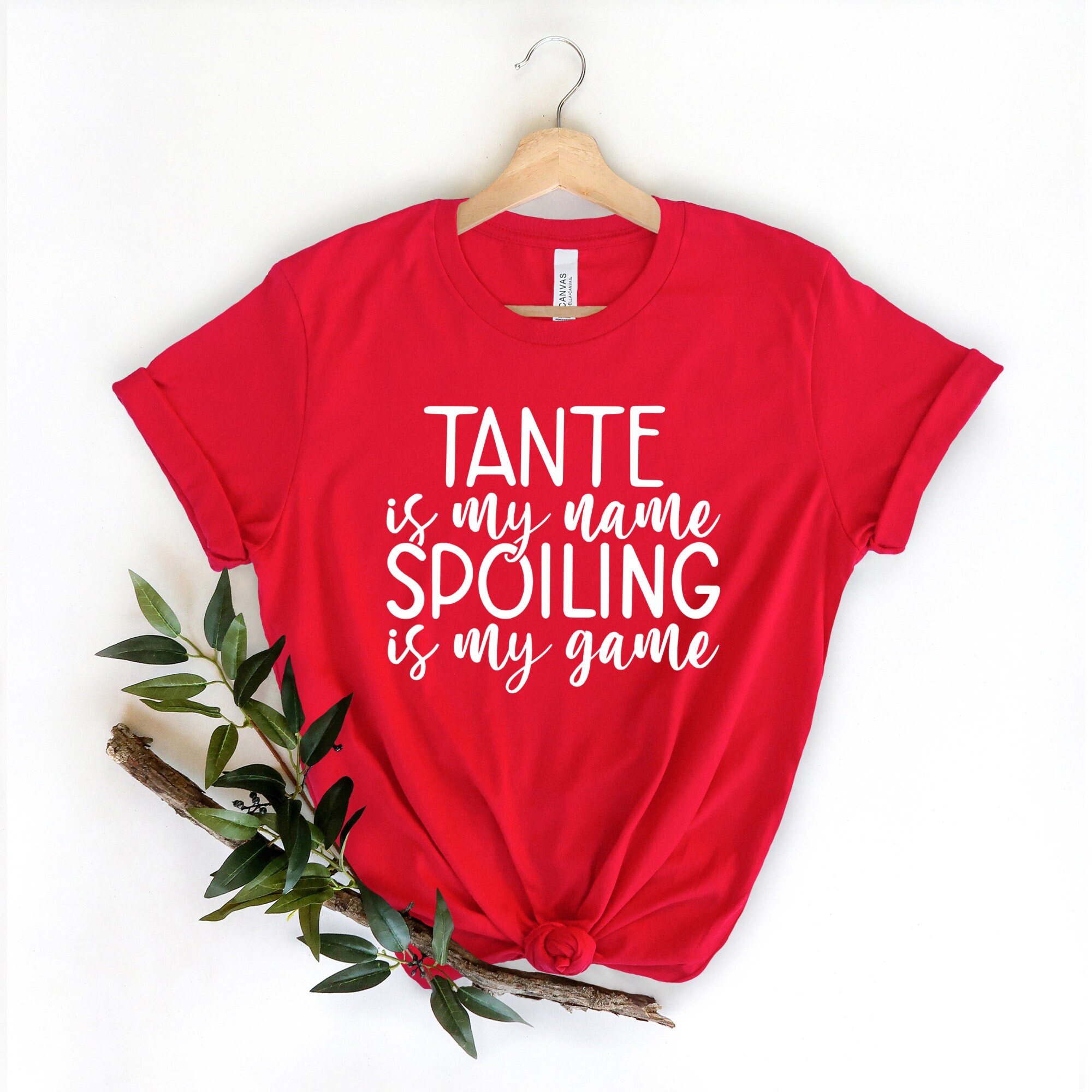 Tante Shirt for German Auntie French Auntie Gift Tante Shirt