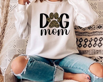 Dog Mom Sweatshirt Unisex Heavy Blend Crewneck Sweatshirt, dog mama sweatshirt