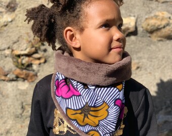 Children's wax neckband - children's wax snood - children's wax scarf