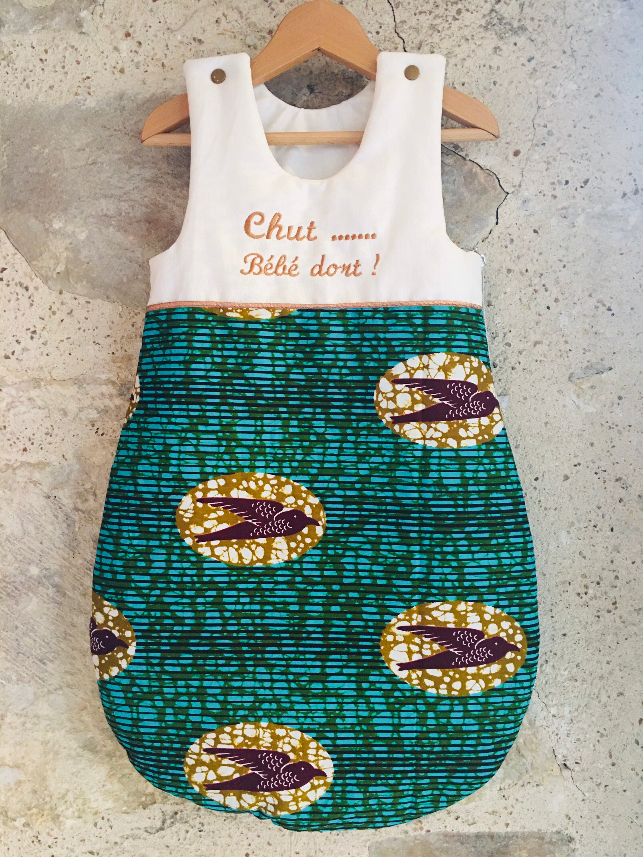 Gigoteuse Bébé Wax - Personnalisée 3 Tailles Prénom Brodé