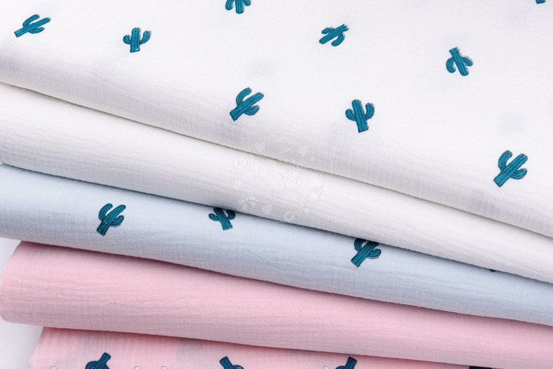 Muslin fabric cotton fabric organic muslin baby cotton Etsy