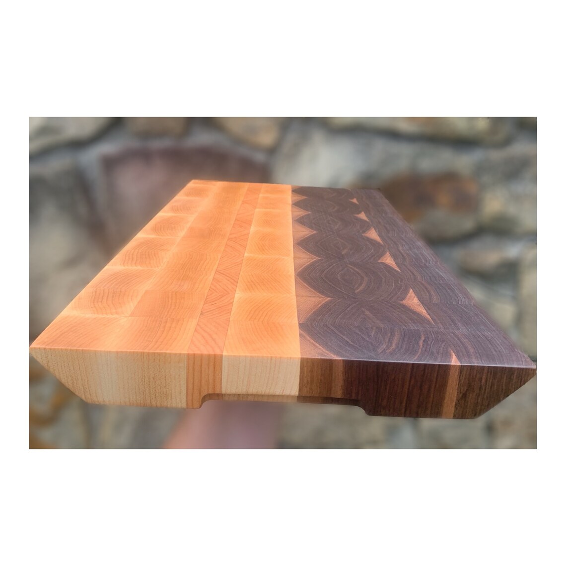 Extra Large Chamfered Edge End Grain Cutting Board Etsy
