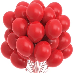 Palloncini Rossi 10/25/50/100 12 pollici Latex 10/25/50/100 per TAVER