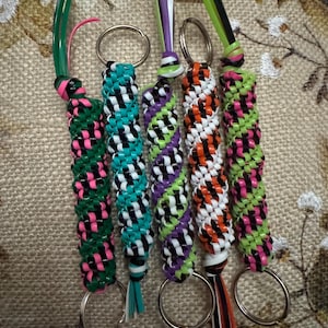 Early 2000s Scoubidou Keychain