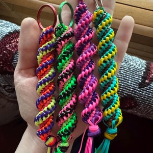 Early 2000s Scoubidou Keychain