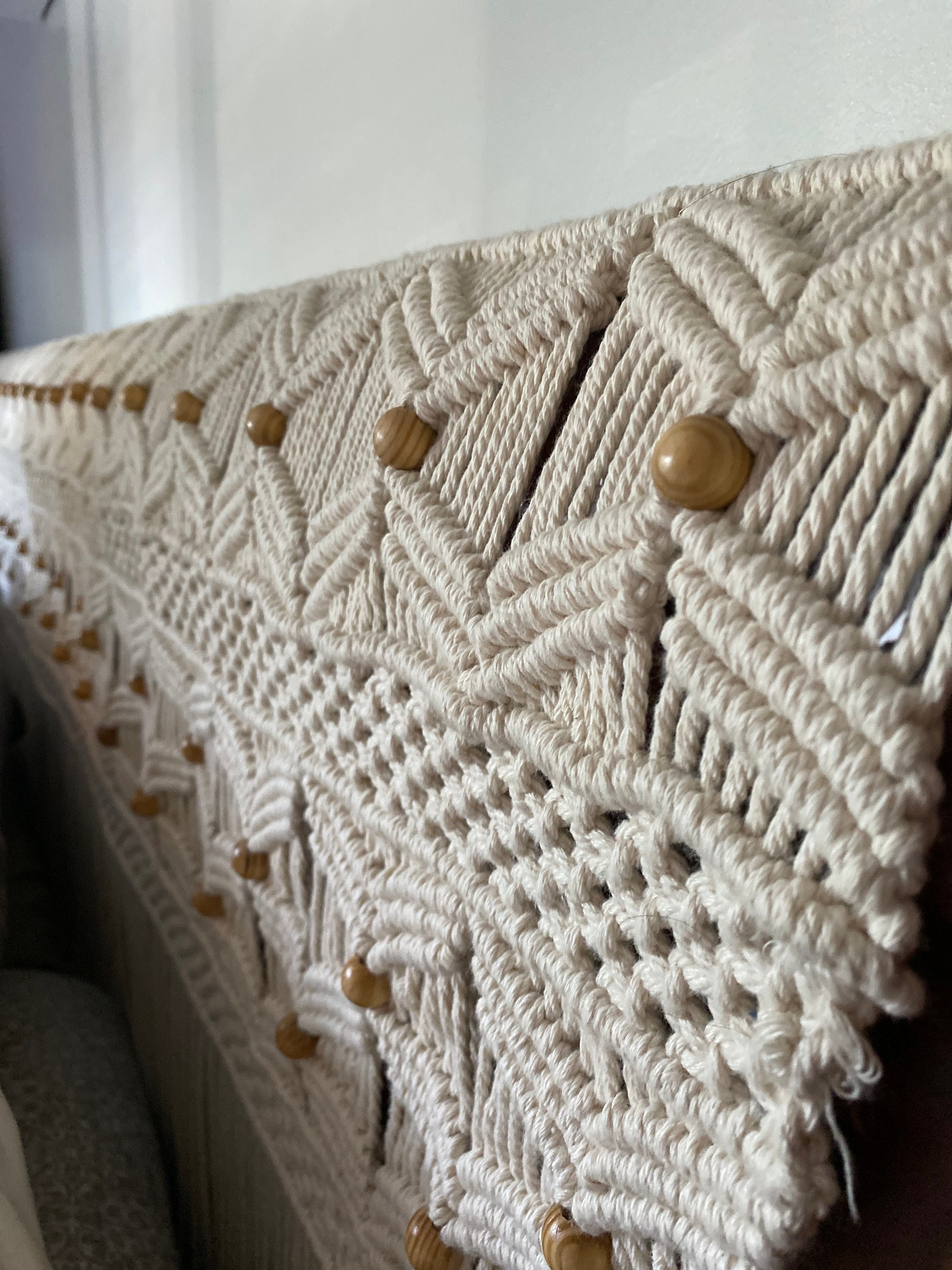 Custom Macrame Headboard Etsy