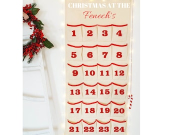 Personalised Christmas Advent Calendar - With BookMark