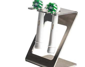 Zahnbürstenhalter Edelstahl freistehend- Zahnbürstenhalterung für elektrische Zahnbürste,Bürstenköpfe- Kompatibel für alle Marken