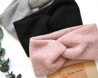 Adult Winter Headband/Twisted Headband for Girls and Women/Winter Headbands for Women/Women's Headbands/Wool Adult Headband