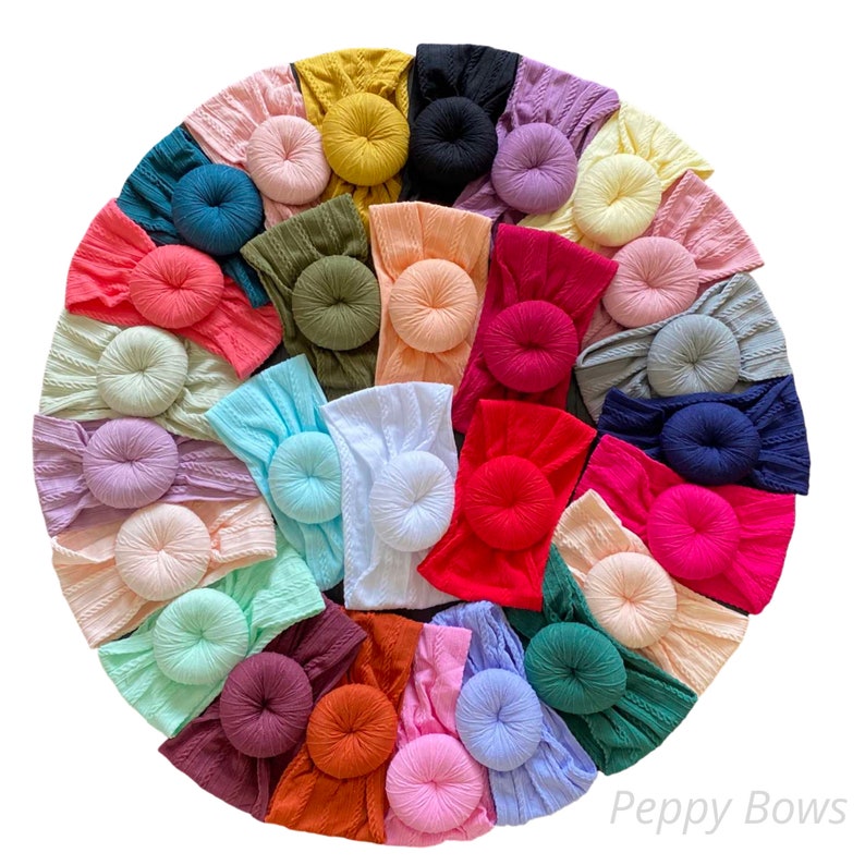 donut turban headband