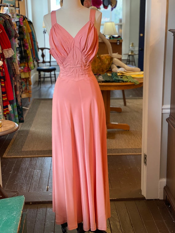 1930s Dusty Rose Slip