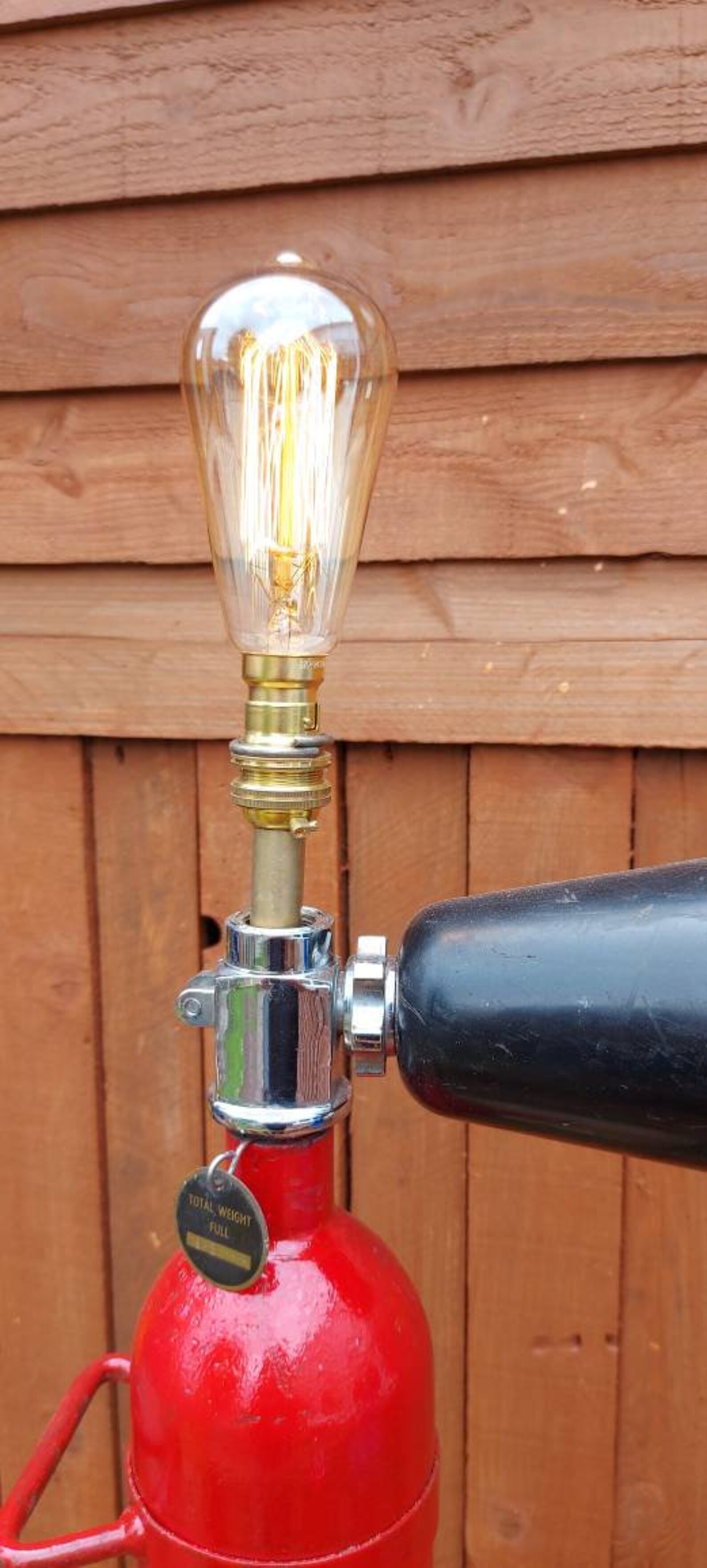 Repurposed Fire Extinguisher Lamp Etsy