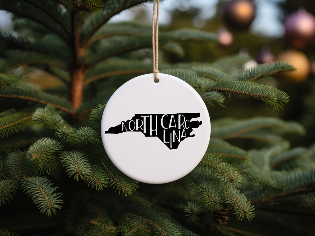 North Carolina Ornament North Carolina Christmas Gift North Carolina North Carolina Christmas Ornaments