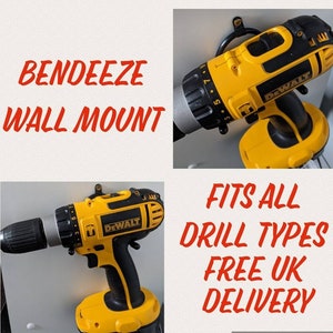 Bendeeze Wall Mount Dewalt Makita Bosch Power Tool Drill ScrewDriver Wall Holder