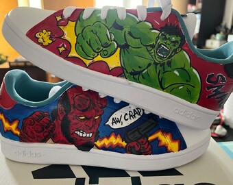 Personalized superhero shoes