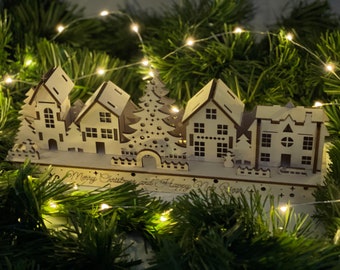 Christmas Village Town