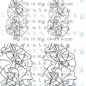 Hollyhock digital image (3 files)