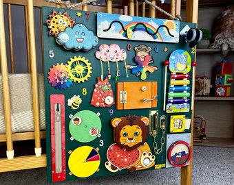 LED BIG Busy Board Montessori Educational Activitytoy - Etsy