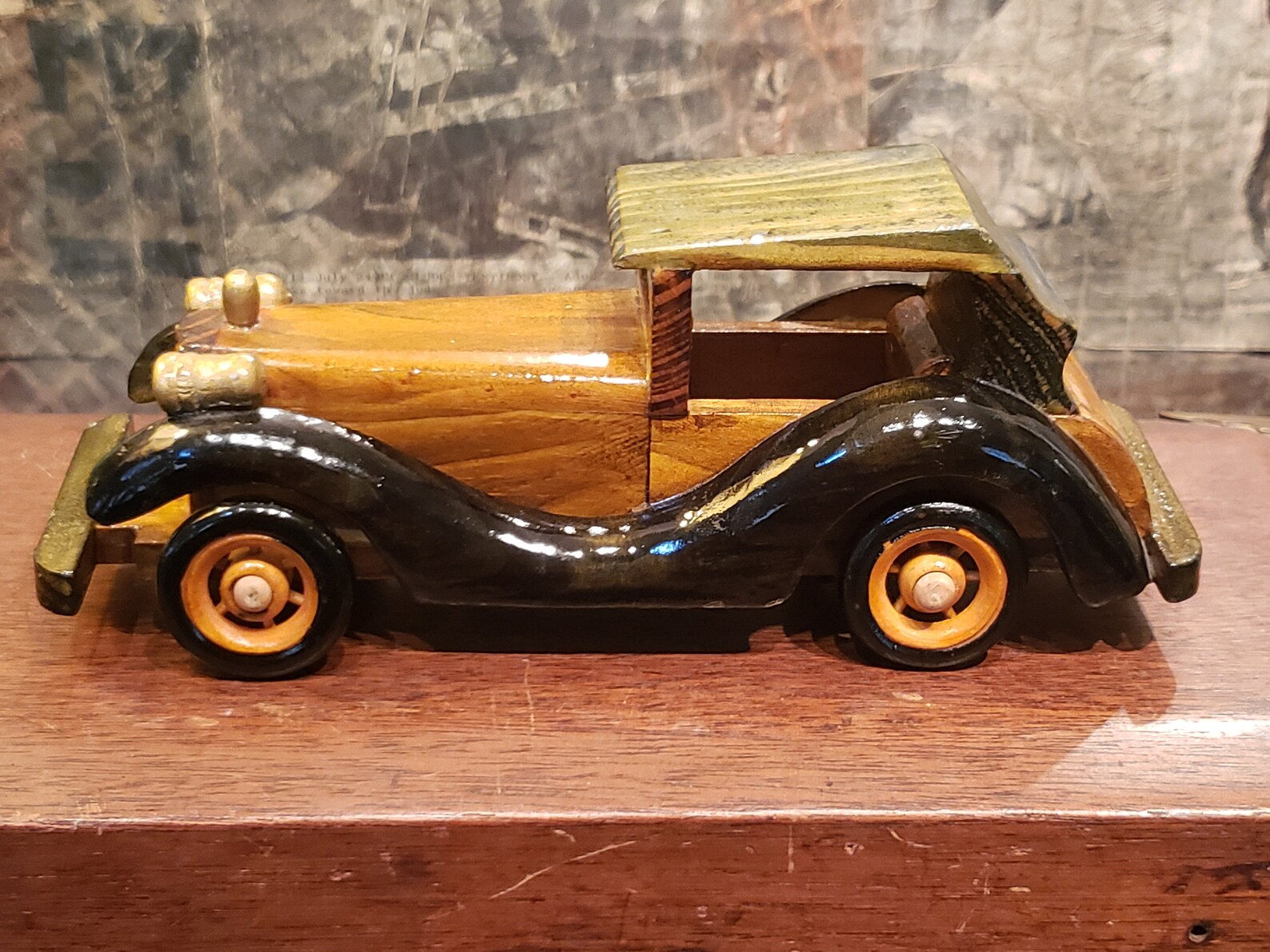 Wooden Antique Car Replica - Etsy