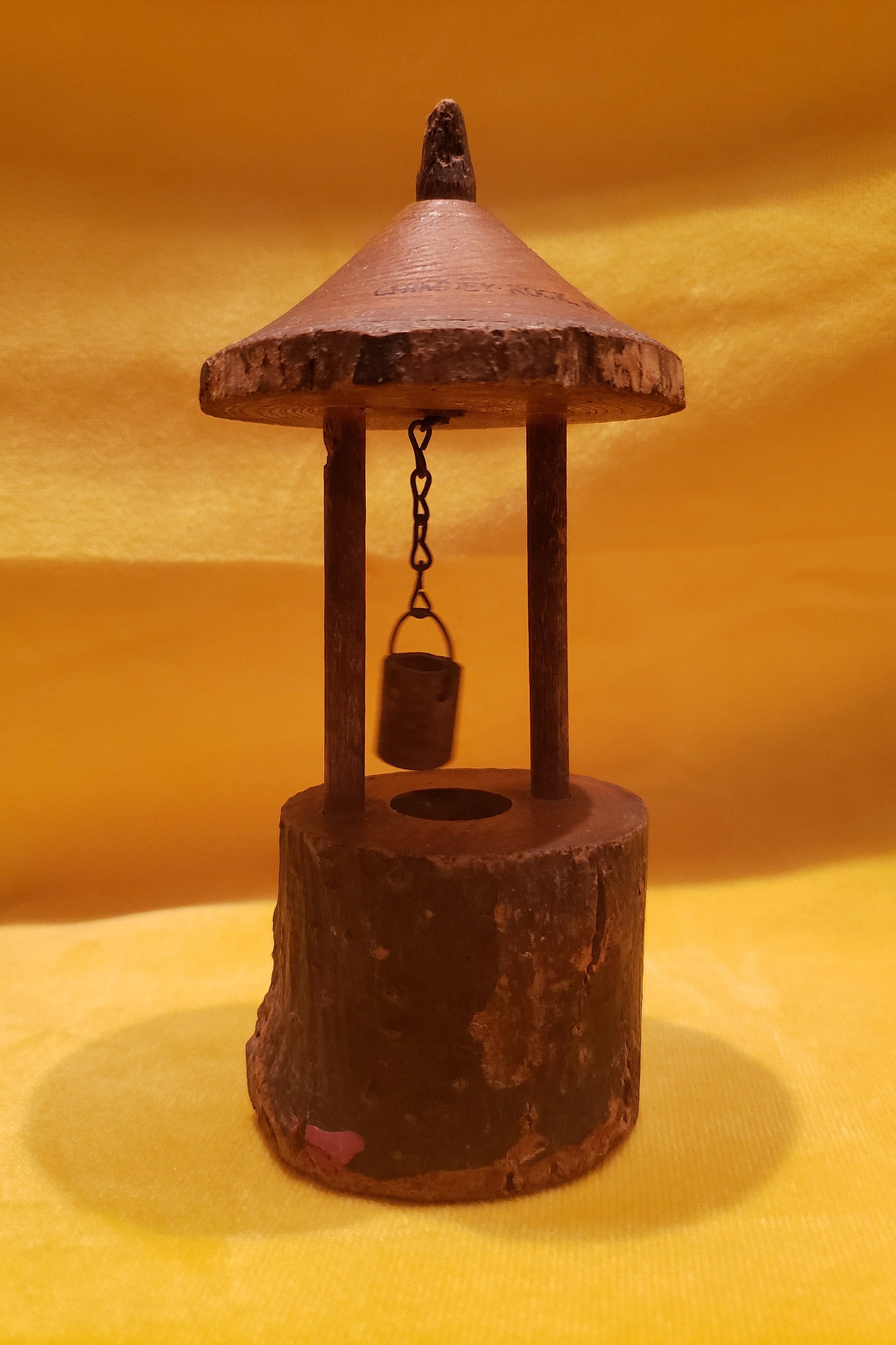 Chimney Rock NC madera deseando bien 1950 hecho a mano | Etsy