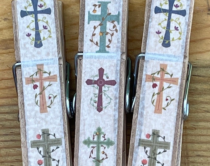 NanCBeeCreations Cross Church Snack Clips