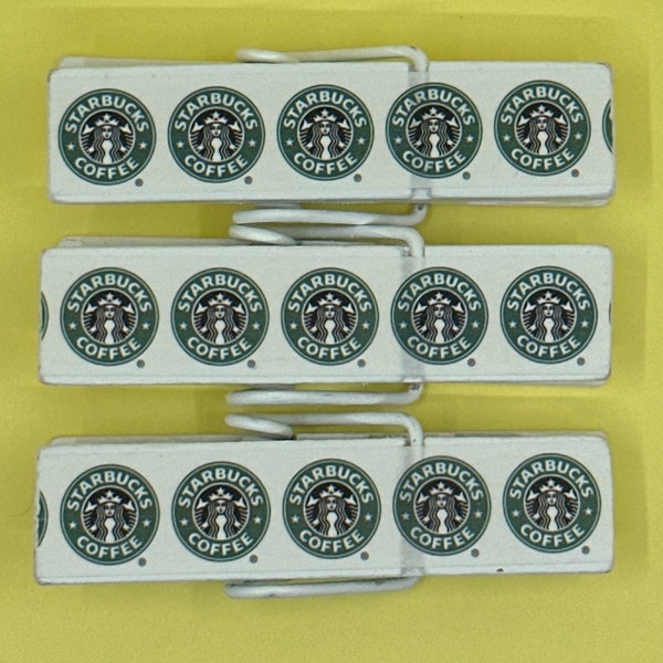 NEW Starbucks Mix ‘n Match Bag Snack Chip Clips Set/3