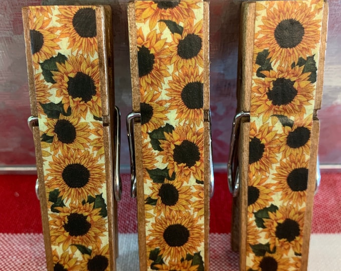 Featured listing image: Sunflower Snack and Chip Clips