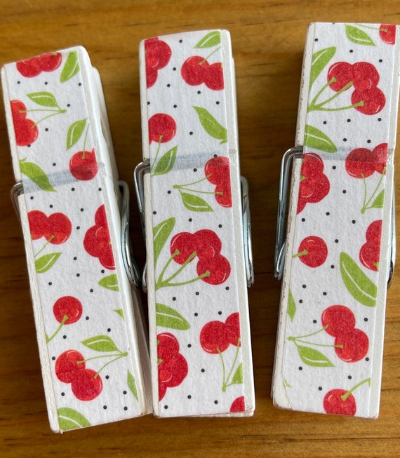 Bowl of Cherries Chip Snack Clips Set/3 - Etsy display picture 1