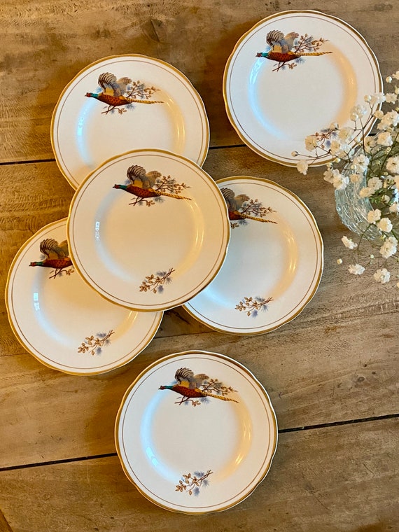 Platos de postre vintage deals