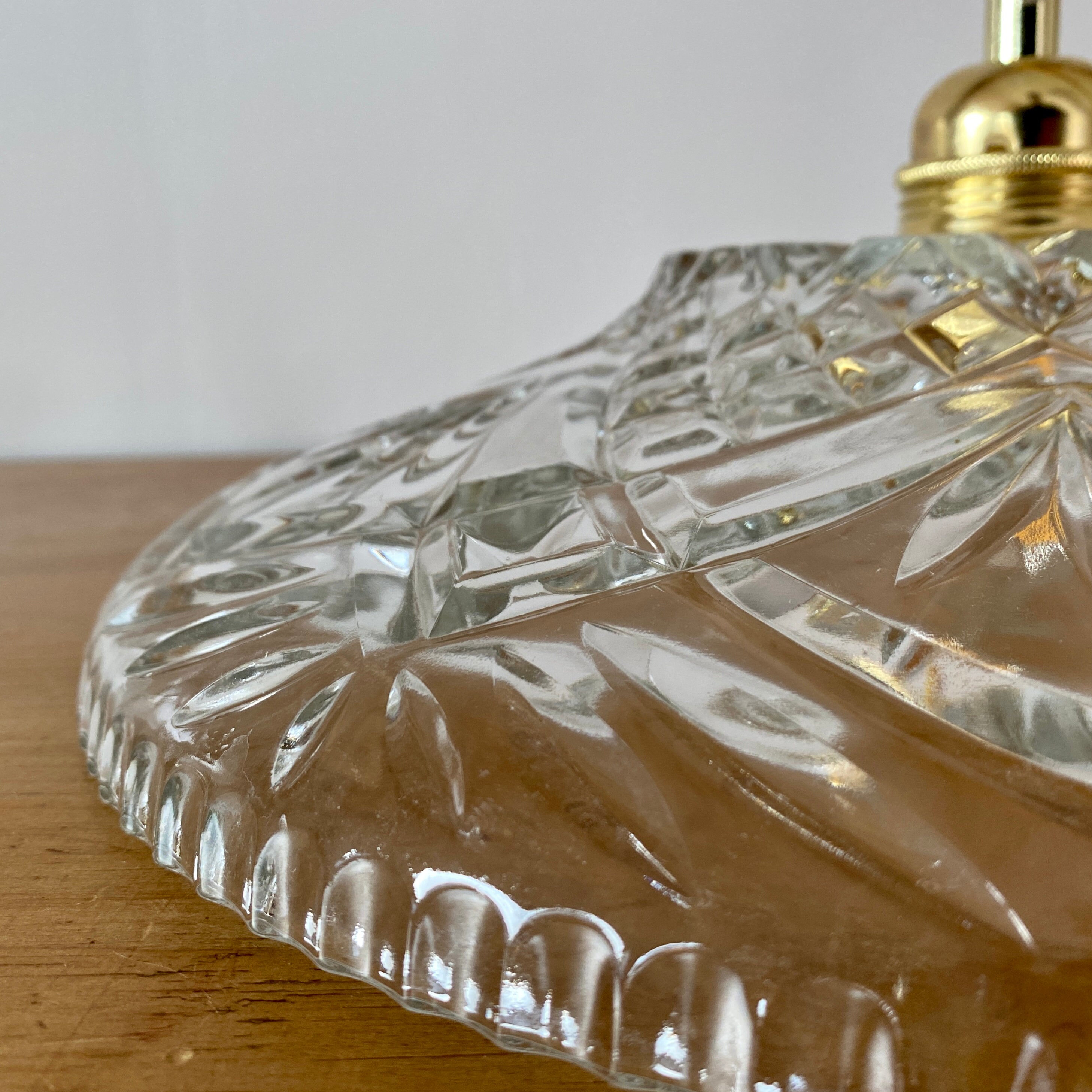 Globe Abat-jour En Verre Pour Suspension - Style Ancien Vintage - Occasion