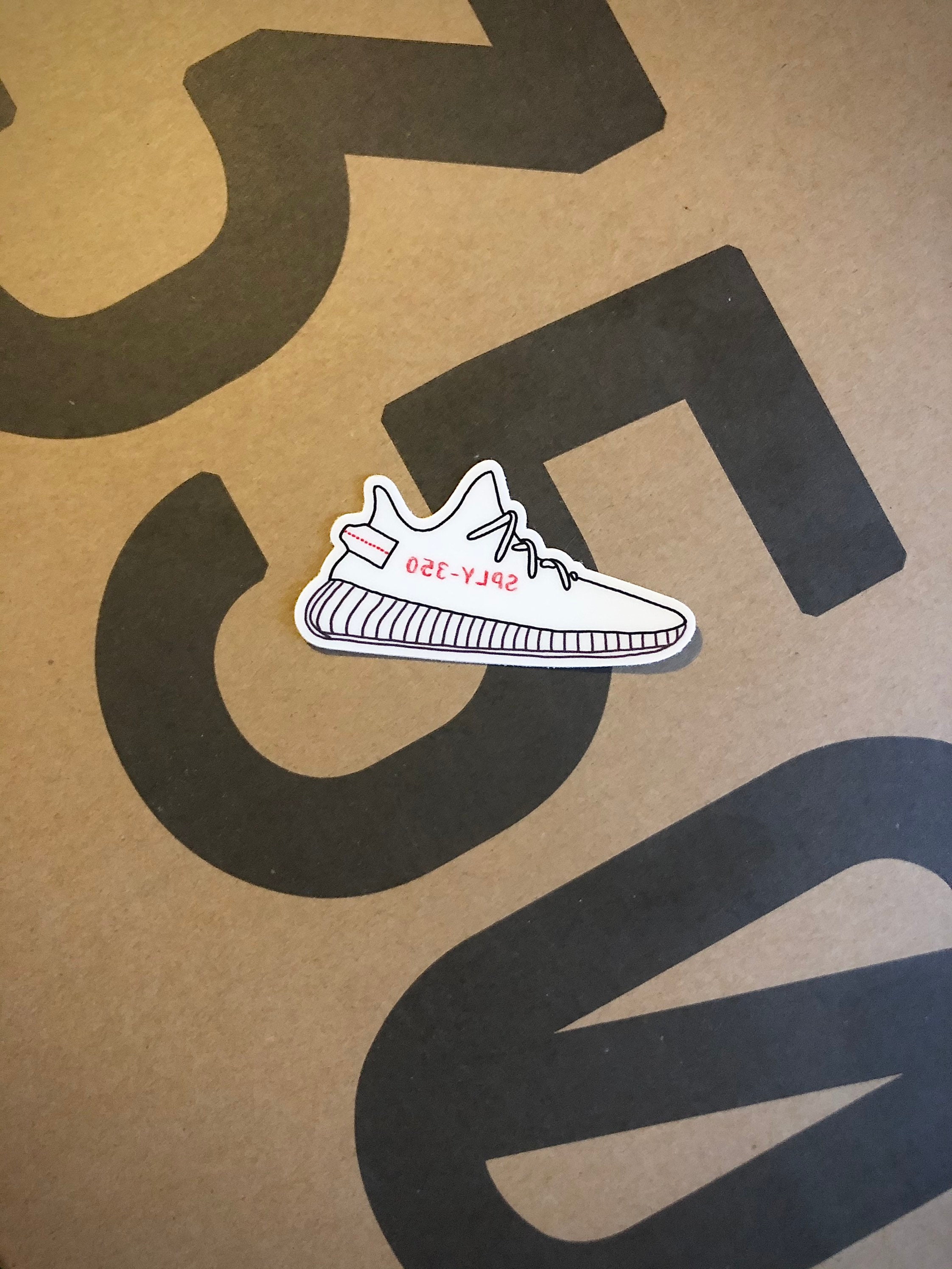Yeezy Boost 350 Sticker waterproof matte Etsy