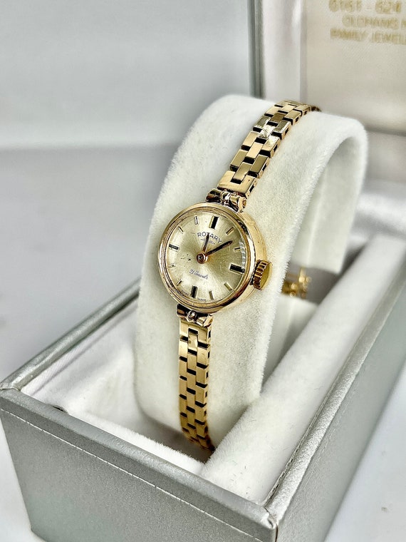 Vintage 9ct Yellow Gold Rotary Watch. Fully Hallm… - image 3