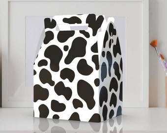 Cow Print Theme | Party Favor Boxes | Birthday | Baby Shower | Wedding | Gift | Party Supplies | Party Decorations | Candy Boxes | Favors