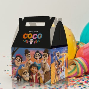 Coco Theme | Party Favor Boxes | Birthday | Baby Shower | Wedding | Gift | Party Supplies | Party Decorations | Candy Boxes | Favors
