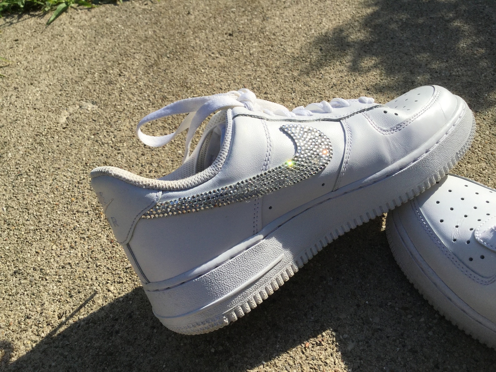 bedazzled air force ones