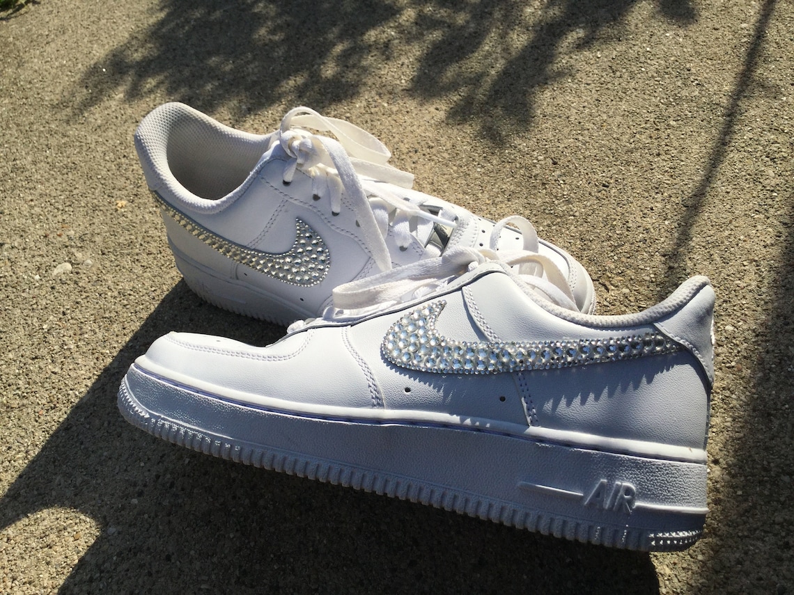 bedazzled air force ones
