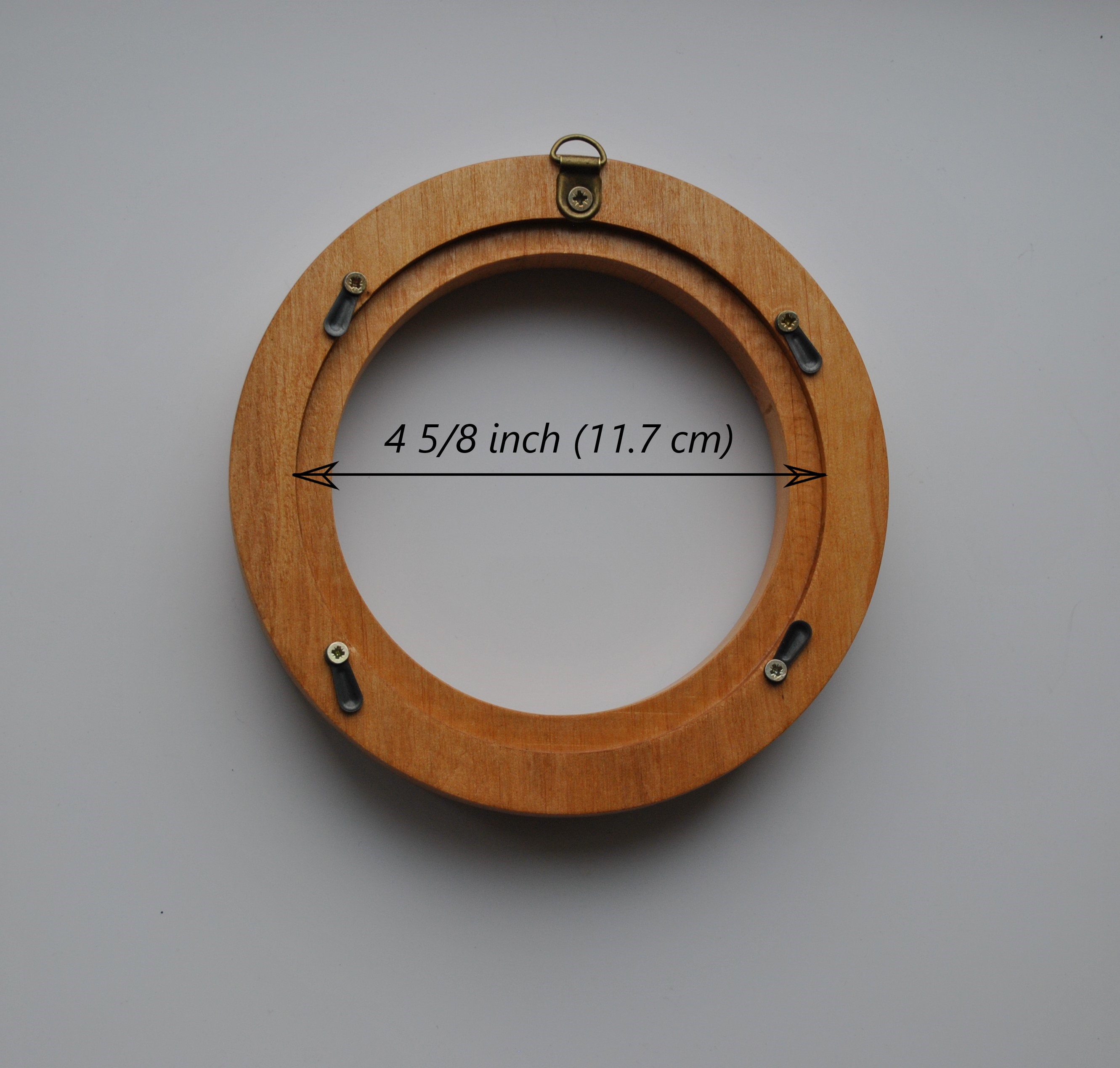 4 Inch ROUND WOODEN FRAME Floral Ornament Wood Carving Wall Etsy UK